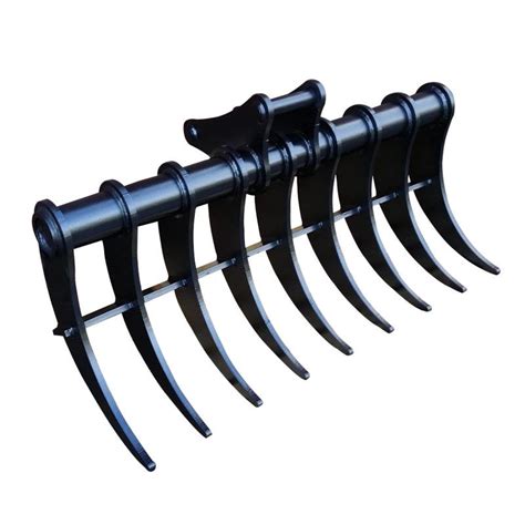 root rake mini excavator|harley rake for mini excavator.